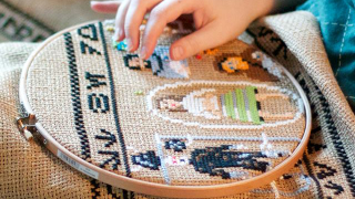 This $20,000 30-foot tapestry tells the entire Star Wars saga